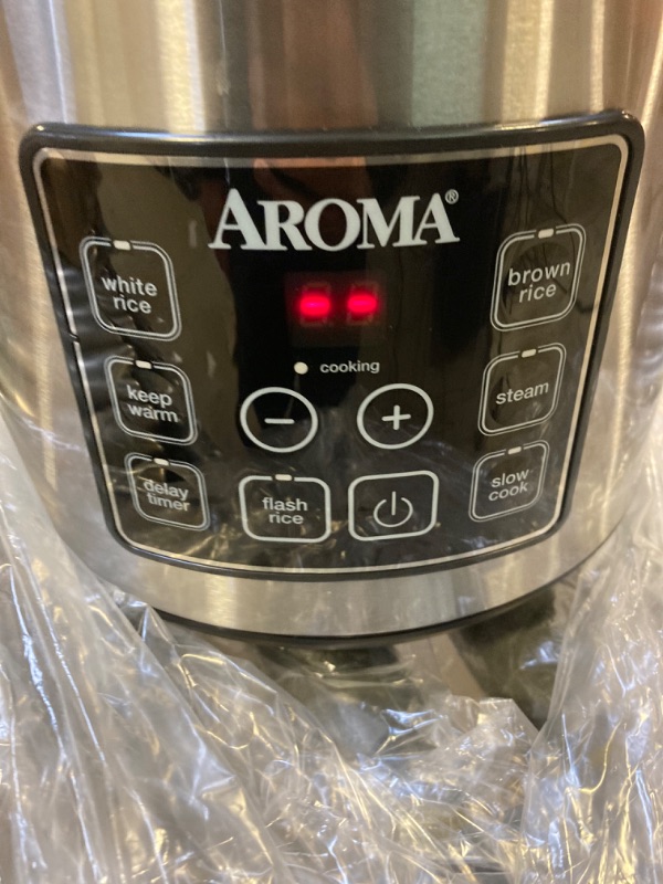 Photo 2 of Aroma ARC-150SB 20-Cup (Cooked) Digital Cool-Touch Rice Cooker, Food Steamer and Slow Cooker