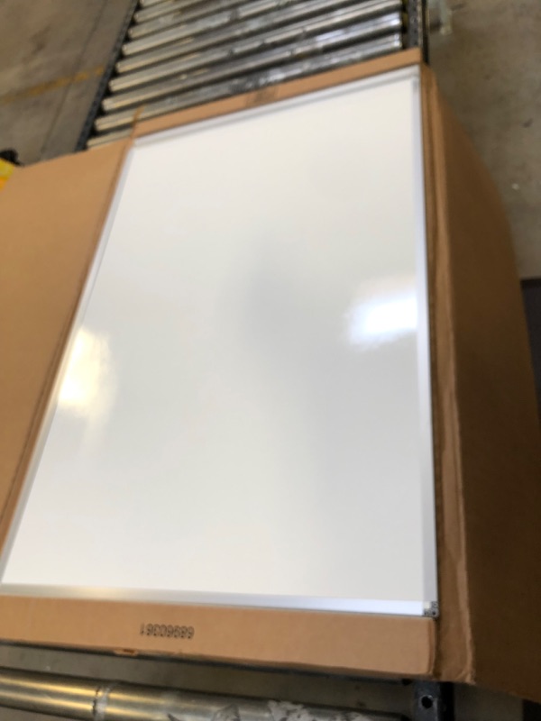 Photo 2 of Mead Whiteboard, White Board, Dry Erase Board, 3' x 2', Silver Aluminum Frame (85356)