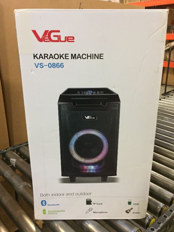 Photo 4 of VeGue Karaoke Machine, Bluetooth Speaker PA System *** SPEAKER ONLY -- NO MICROPHONES -- NO POWER CORD ***