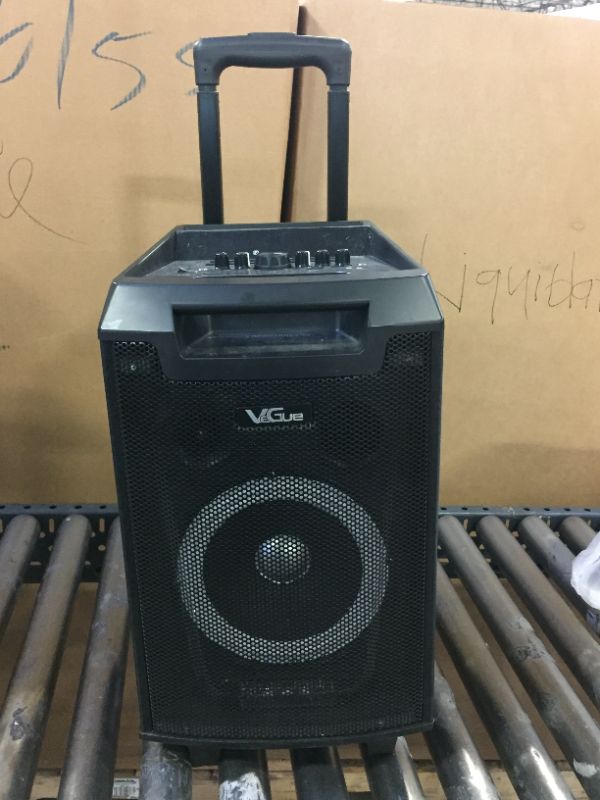 Photo 2 of VeGue Karaoke Machine, Bluetooth Speaker PA System *** SPEAKER ONLY -- NO MICROPHONES -- NO POWER CORD ***