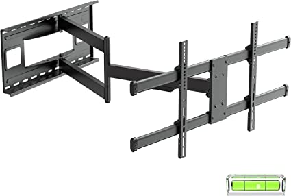 Photo 1 of Long Arm TV Wall Mount for Most 43 to 80 inch Flat&Curved TVs, Full Motion TV Mount Bracket with 40 inch Extension Articulating Arm Holds up to 110lbs, Max VESA 800x400mm
