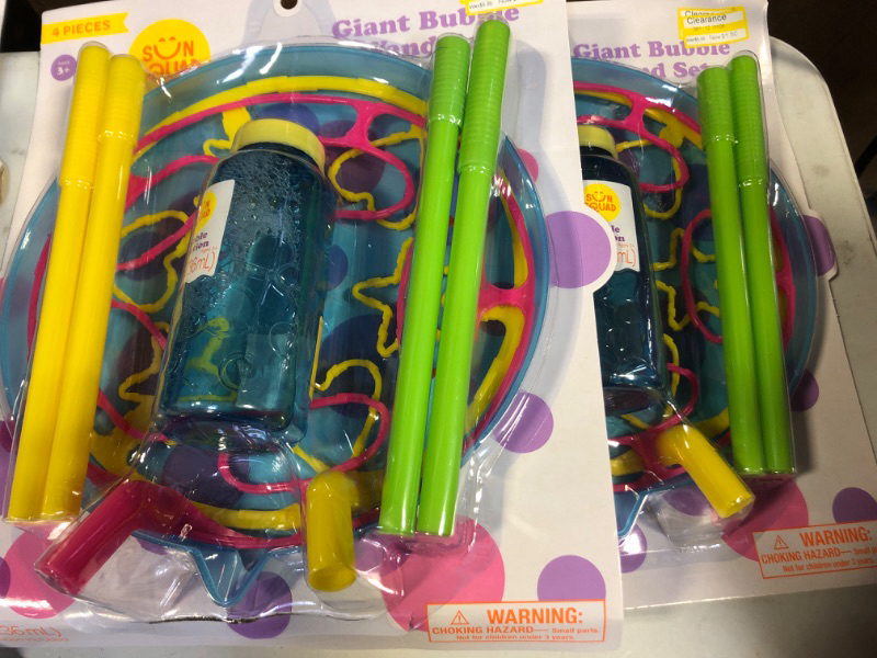 Photo 2 of 2pack Giant Bubble Wand   - Sun Squad