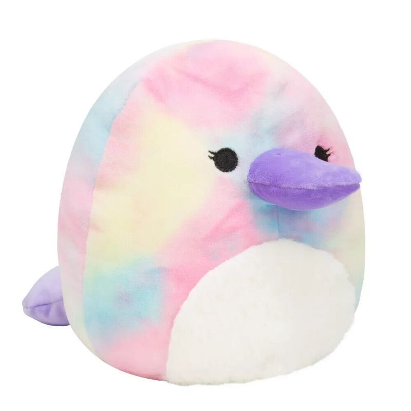 Photo 1 of 16" Brindall the Rainbow Watercolor Printed Platypus Plush Toy
