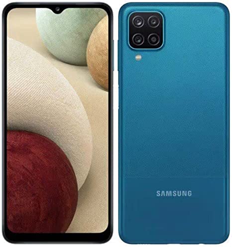 Photo 1 of Samsung Galaxy A12 (32GB, 3GB) 6.5" HD+, Quad Camera, 5000mAh Battery, Global 4G Volte (AT&T Unlocked for T-Mobile, Verizon, Metro) A125U (Blue)(Renewed) ( used item )
