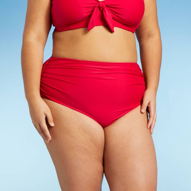 Photo 1 of 3X -- Women's Plus Size High Waist Bikini Bottom - Kona Sol™
