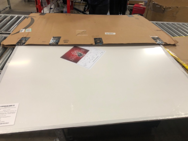Photo 2 of VIZ-PRO Cork Notice Board, 48 X 36 Inches, Silver Aluminium Frame 48x36 inches