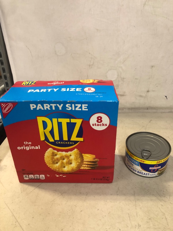 Photo 1 of 2PC LOT, RITZS, CANNED CHICKEN BREAST EX:MAR 25/2024-DEC 7/2022