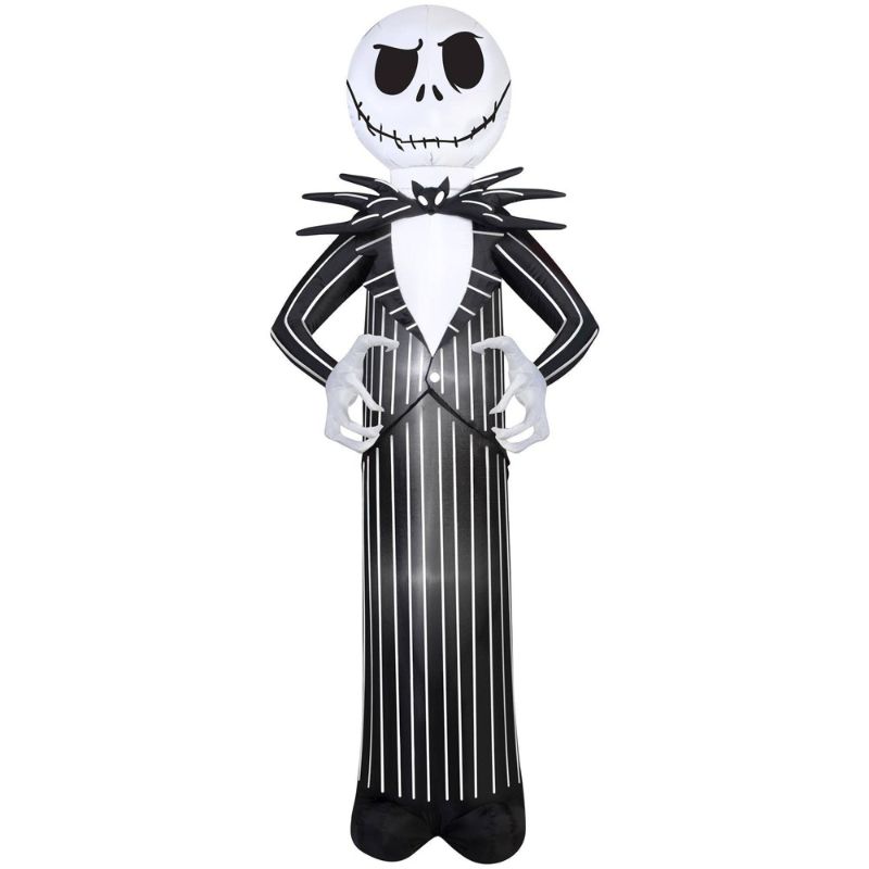 Photo 1 of 7' LED Inflatable Disney Nightmare Before Christmas Jack Halloween Decoration
