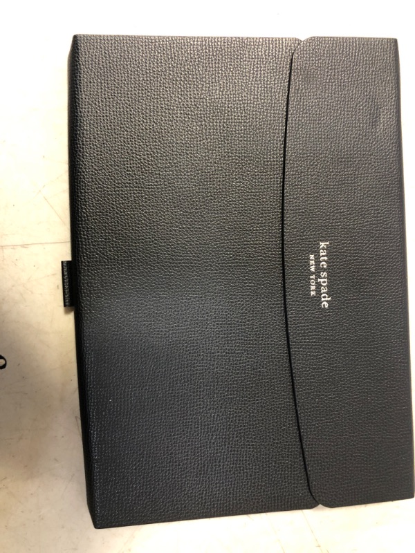 Photo 2 of Kate Spade New York Envelope Folio for iPad 10.2&#34; - Black Crumbs/Gold Sticker Logo