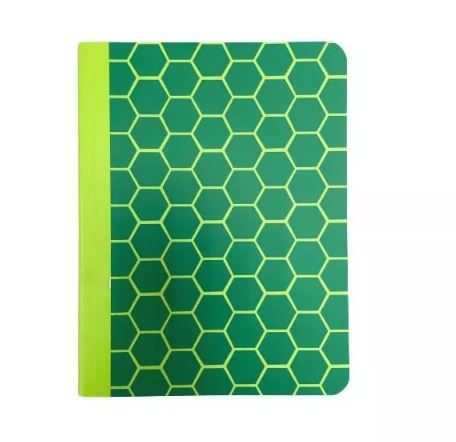 Photo 1 of ** 5 ** Composition Notebook College Ruled Green Honeycomb - up & up™

