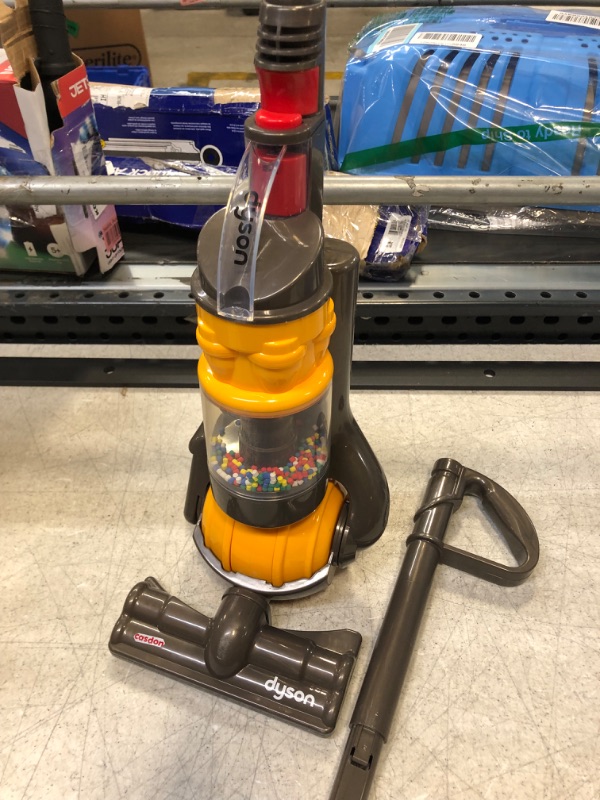 Photo 2 of Casdon Dyson Ball | Miniature Dyson Ball Replica For Children Aged 3+ | Features Working Suction To Add Excitement To Playtime Grey/Yellow