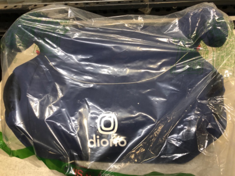 Photo 2 of Diono Solana 2022, No Latch, Single Backless Booster Car Seat, Lightweight, Machine Washable Covers, Cup Holders, Blue NEW! Single Blue