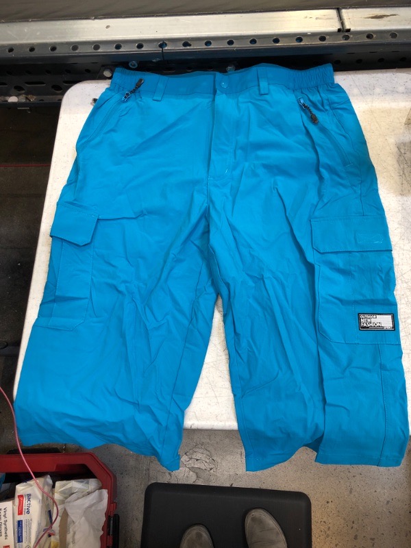 Photo 1 of Blue Cargo Shorts 32