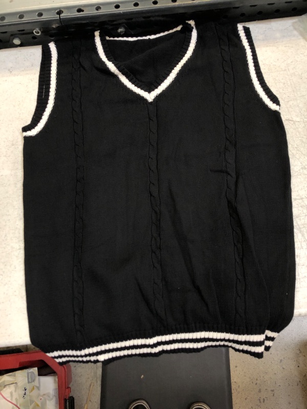 Photo 1 of Black And White Sweater Vest XL 