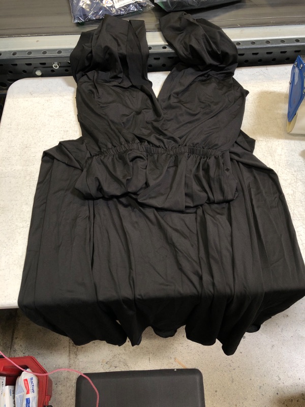 Photo 1 of Black Halter Top Tie Dress 7 