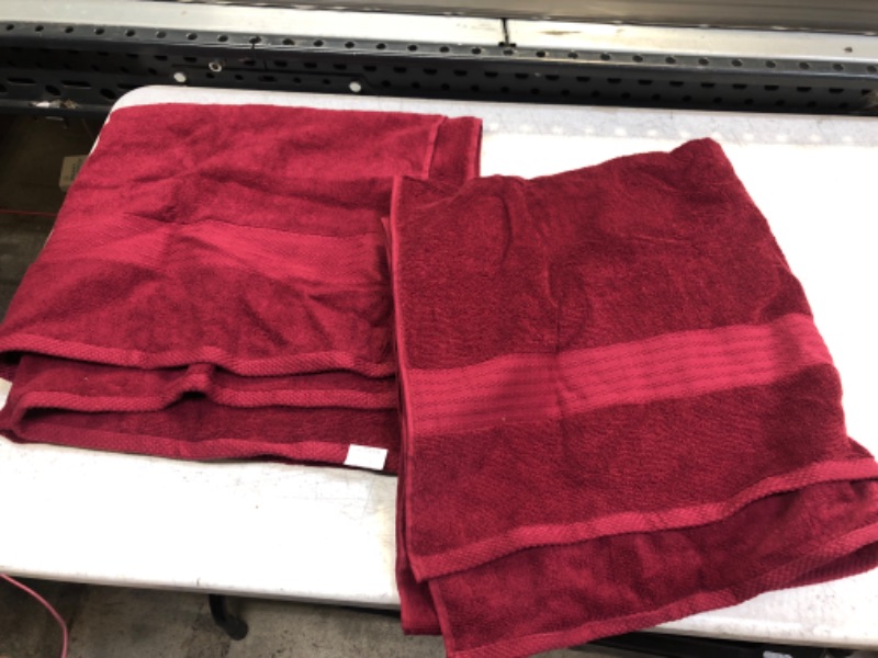 Photo 1 of 2 Pack Red Towels 