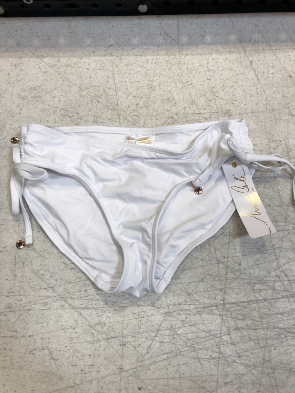 Photo 2 of Anne Cole Ruched-Side Bikini Bottoms Medium 