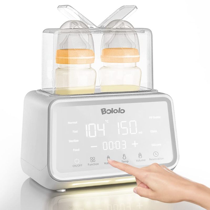 Photo 1 of Baby Bottle Warmer | Bololo Bottle Warmer for breastmilk | 500W Stronger Power Fast Breast Milk Warmer| Baby Food Heater with Timer for Twins | 24H...
