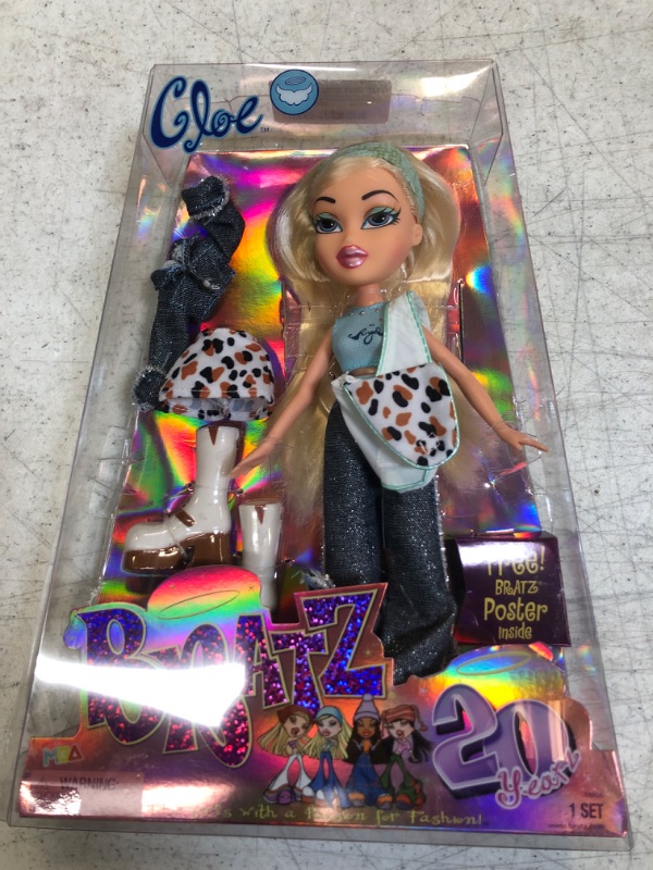Photo 2 of Bratz 20 Yearz Special Anniversary Edition Original Cloe Fashion Doll with 2 -Outfits, Accessories Including Holographic Poster- Gift for Collector -Adults...
