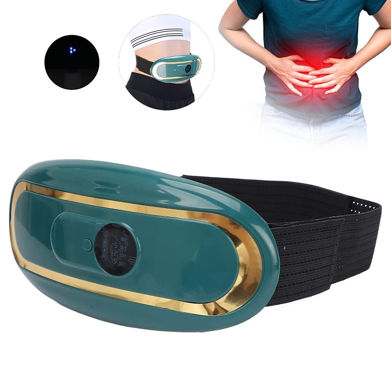 Photo 1 of HURRISE Vibrating Massage Belt, Electric Slimming Belt In Waist Pain Relief Heating Massage Tool For Vibrating Massage Belt For Skin Toning Devices Lower...
