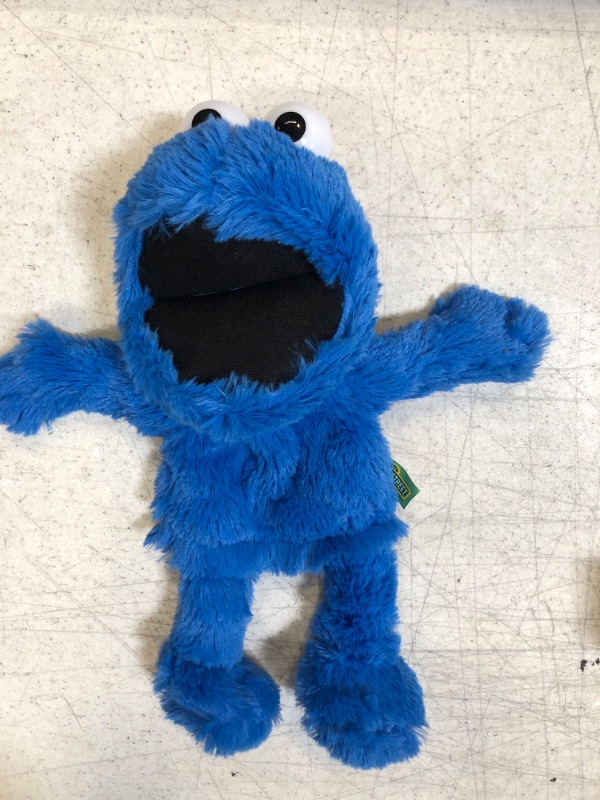 Photo 2 of GUND Sesame Street Official Cookie Monster Muppet Plush Hand Puppet, Premium Plush Toy for Ages 1 & Up, Blue, 11”

