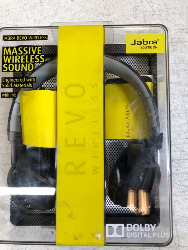 Photo 2 of Jabra REVO Wireless Bluetooth Stereo Headphones - Retail Packaging - Black (Discontinued by Manufacturer)