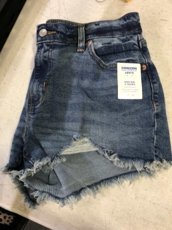 Photo 2 of DENIZEN FROM LEVIS--Women High-Rise Jean Shorts - SIZE  10