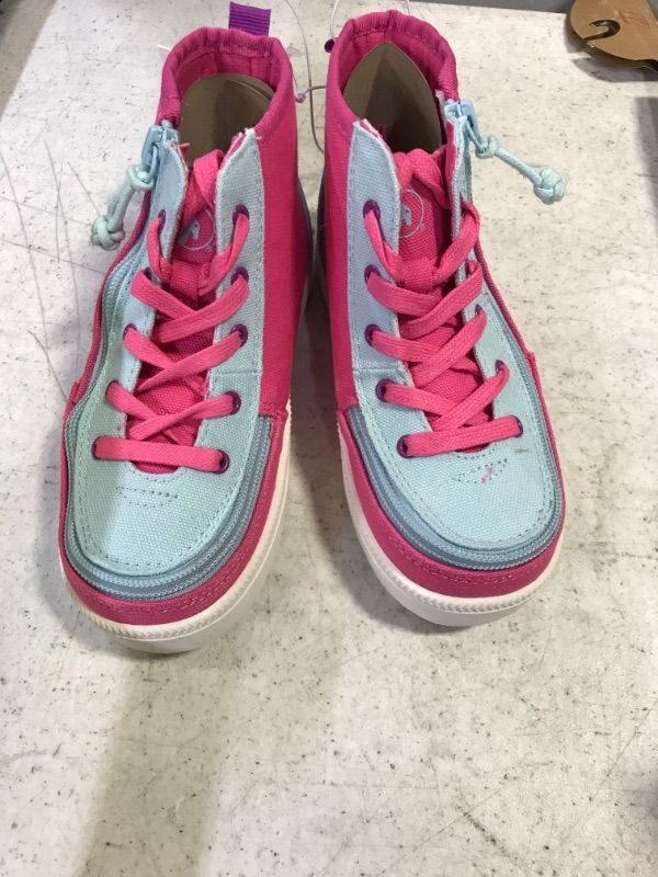 Photo 1 of Toddler Girls' BILLY Footwear Haring Colorblock Zipper Sneakers - Pink/Blue 12
