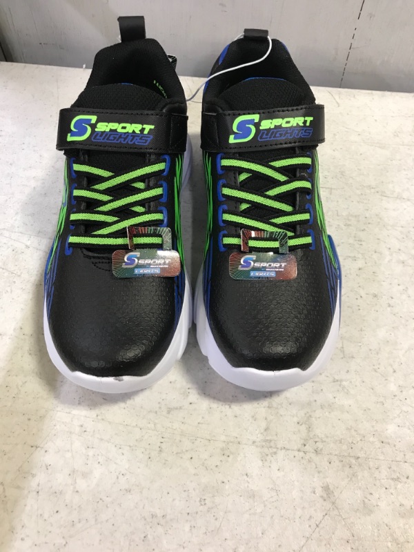 Photo 2 of Boys' S Sport by Skechers Otis Performance Sneakers - Black/Blue 2
