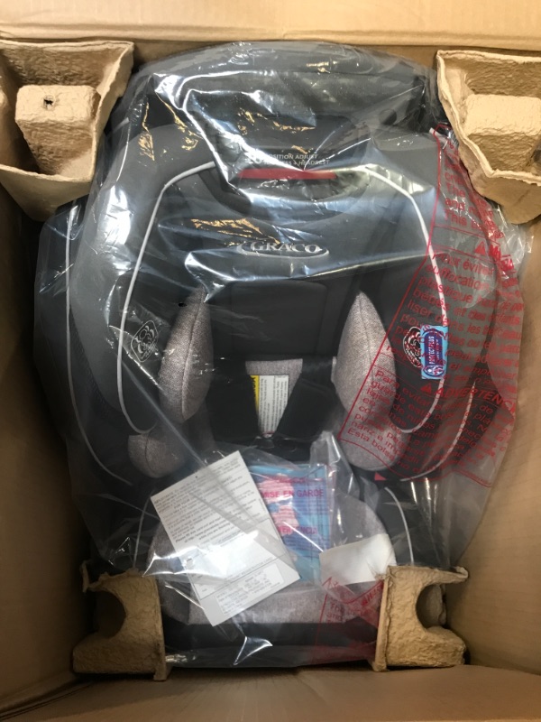 Photo 6 of Graco SlimFit 3 in 1 Car Seat -Slim & Comfy Design Saves Space in Your Back Seat, Darcie, One Size, factory sealed with GRACO tape ( opened to ensure quality)