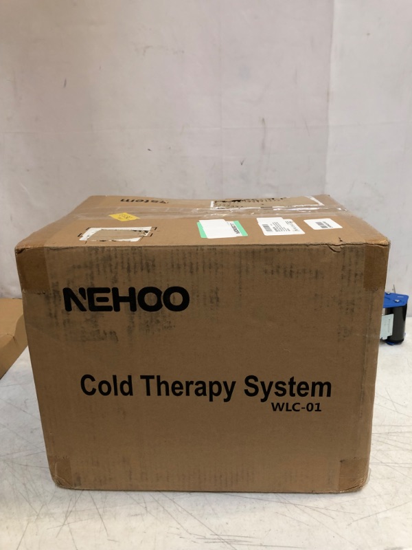 Photo 2 of NEHOO Cold Therapy System, Low Noise Ice Therapy Machine, Continuous Cryotherapy Cold Pack, Universal Pad for Knee, Ankle, Cervical, Back, Leg and Hip Gray