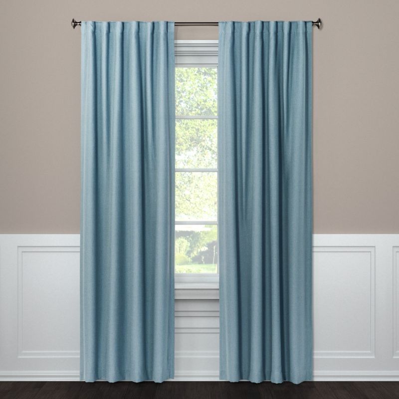 Photo 1 of 1pc 50"x63" Blackout Aruba Window Curtain Panel - Threshold™
