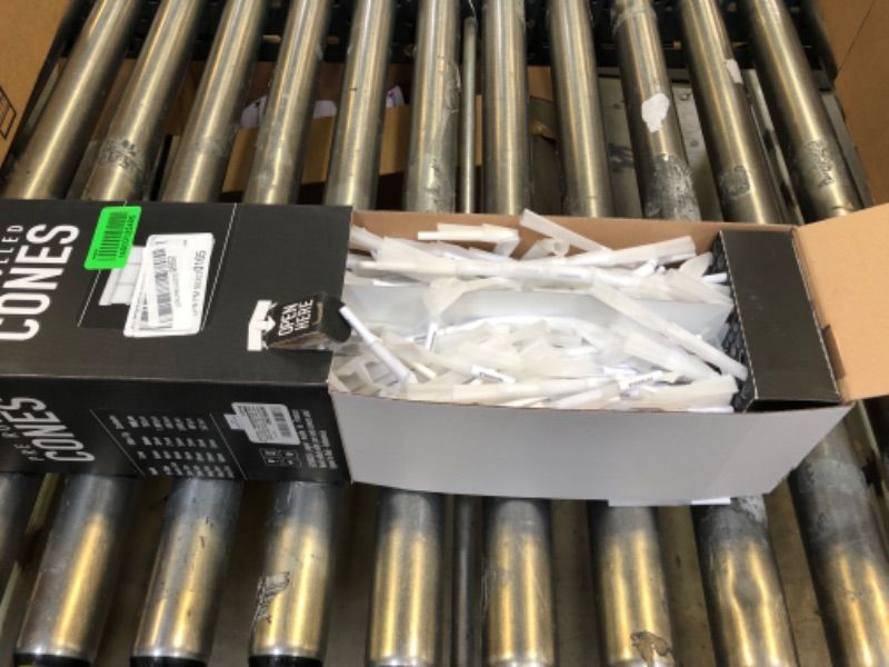 Photo 1 of Futurola Pre Rolled Cones BULK Unrefined 84mm Super Thin 1 1/4 Pre Rolled Cones - Classic White 26mm Filter Tip - Bulk Rolling Papers With Filters - Rolling Cones - Cones With Pre Rolled Tips