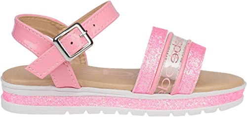 Photo 1 of bebe Girl's Fashion Sparkly Flat Sandals with Fancy Glitter and Clear Vinyl Strap
Size 13 Toddler