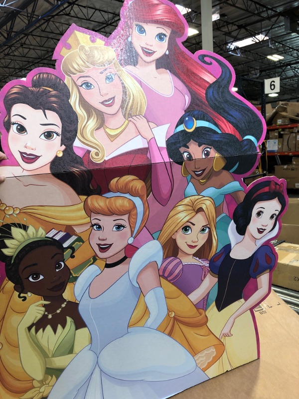 Photo 2 of 64 x 39 in. Princess Group Cardboard Cutout&#44; Disney
