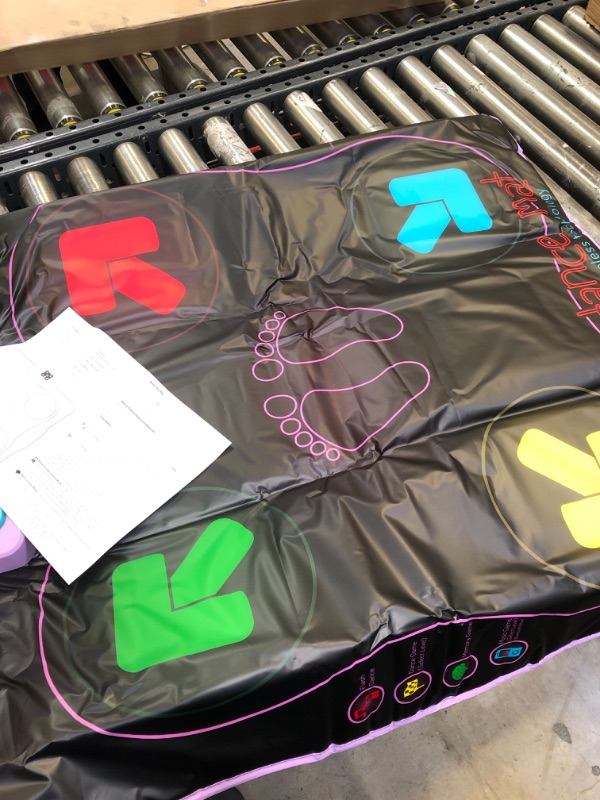 Photo 1 of Kidzlane Dance Mat | Light Up Dance Pad with Wireless Bluetooth/AUX or Built in Music | Dance Game with 4 Game Modes | Gift Toy for Girls & Boys Ages 6 7 8 Years Old +