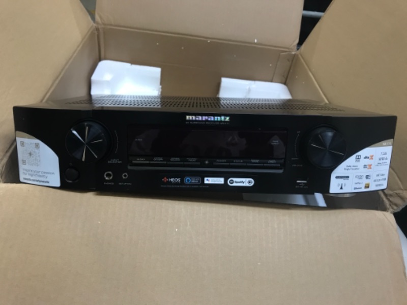 Photo 2 of Marantz NR1711 8K Slim 7.2 Channel Ultra HD AV Receiver (2020 Model) – Wi-Fi, Bluetooth, HEOS Built-in, Alexa & Smart Home Automation - 8K Videos & Multi-Room Streaming
