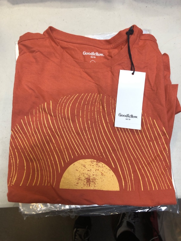 Photo 2 of Men's Short Sleeve Graphic T-Shirt - Goodfellow & Co Orange 
XXL
