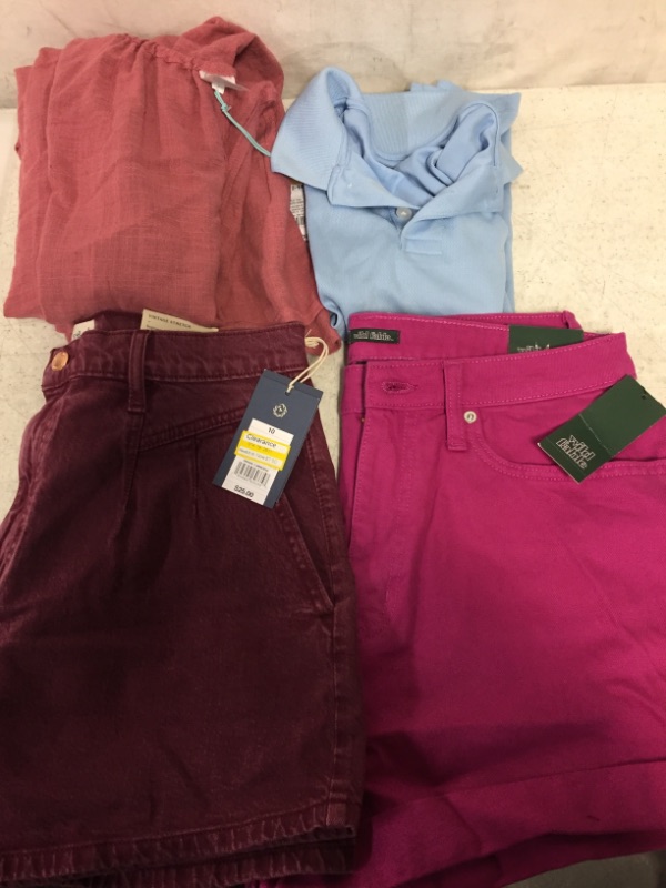 Photo 1 of FOUR PIECES OF BRAND NEW CLOTHES -- SIZES/STYLES VARY 
