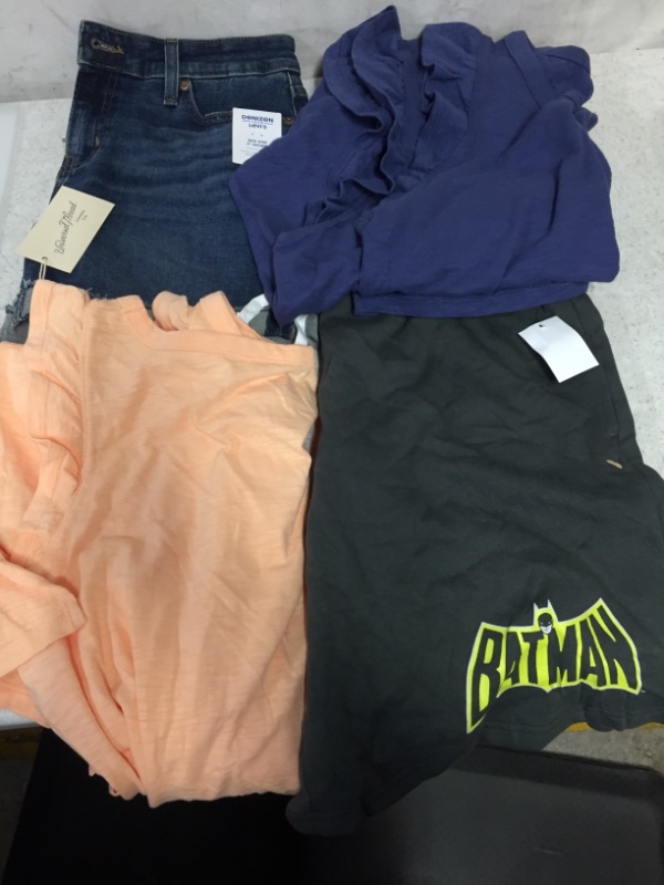 Photo 1 of FOUR PIECES OF BRAND NEW CLOTHES -- SIZES/STYLES VARY 
