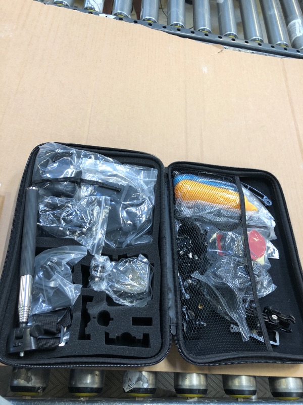 Photo 1 of Appolab 61 in 1 Action Camera Accessories Kit for AKASO EK7000 GoPro Hero 10 9 8 7 6 5 4 Hero Session Gopro Max Insta360 Xiaomi Yi DJI AKASO Campark Action Camera (61 in 1)