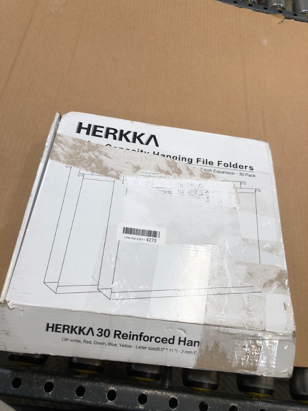 Photo 2 of HERKKA Extra Capacity Hanging File Folders, 30 Reinforced Hang Folders, Heavy Duty 2 Inch Expansion, Designed for Bulky Files, Medical Charts, Assorted Colors, Letter Size, 30 Pack 2"