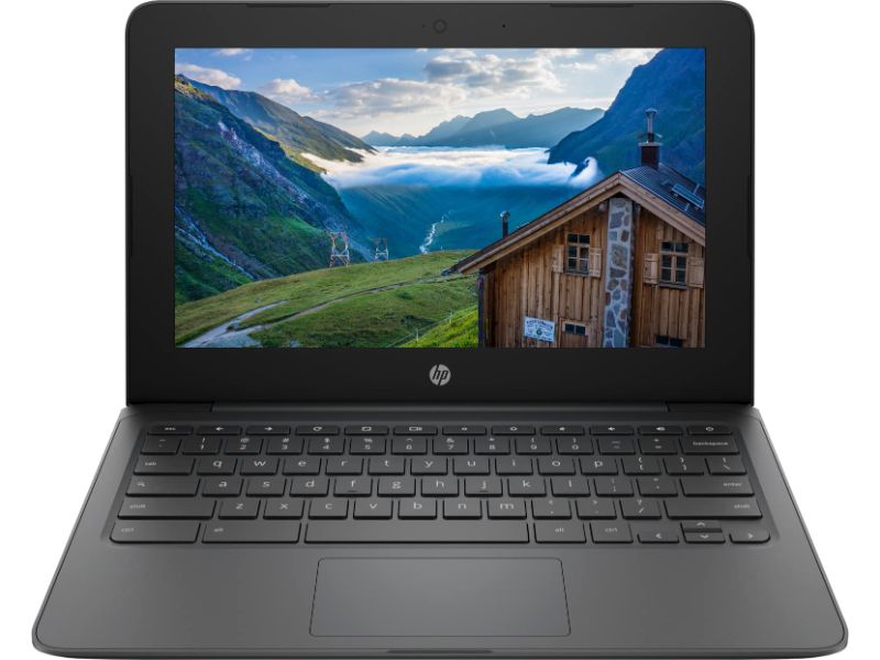Photo 1 of HP Newest 11.6" HD (1366 x 768) Chromebook Laptop, for Business and Student, Intel Celeron N3350(Up to 2.4GHz), 4GB Memory, 32GB eMMc + CUE 128GB SD Card, Webcam, USB-A&C, WiFi , Bluetooth, Chrome OS 4GB RAM | 32GB eMMc + 128GB SD Card