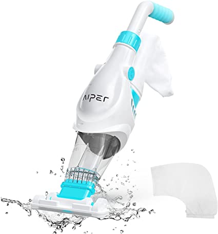 Photo 1 of AIPER Cordless Pool Vacuum, Handheld Rechargeable Swimming Pool Cleaner, 60 Mins Running Time, Deep Cleaning & Strong Suction Ideal for Above & In-ground Pools, Hot Tubs, Spas-Pilot H1