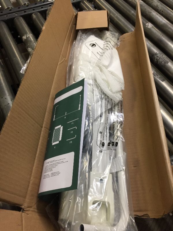 Photo 2 of BABELIO Toddler Bed Rails, 39"-51" Extendable Baby Bed Guard Rail for Twin/Queen/Full/King Size Bed, Bed Side Rail for Toddlers, Kids & Elderly Adults, 22.5" Tall Bed Bumper White