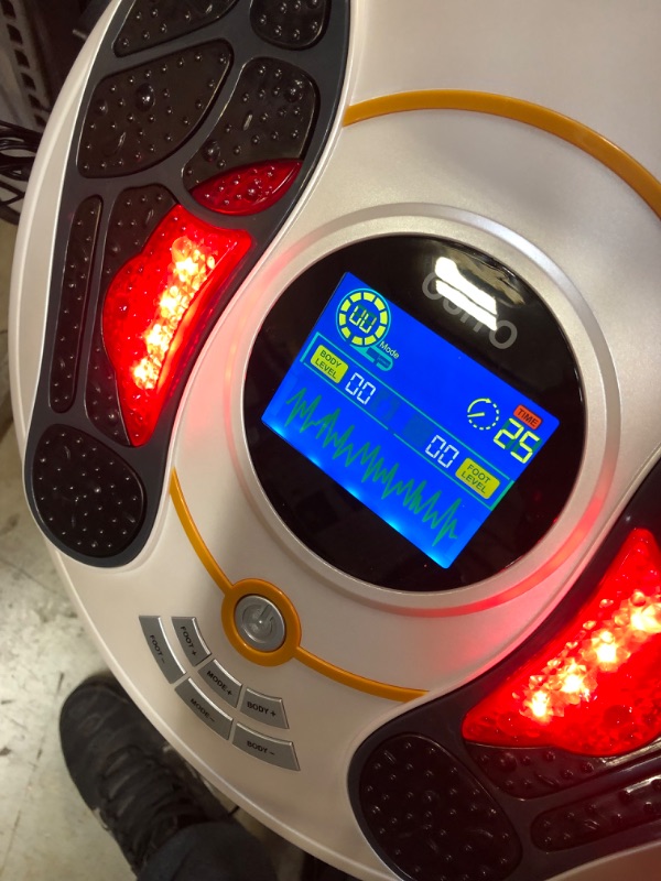 Photo 1 of Foot Circulation Stimulator - FSA/ HSA Eligible Electrical Nerve Muscles Stimulation - Medic Electric Pulse Foot Massager Machine for Neuropathy Diabetic Cramps - TENS Therapy Devices to Relieve Pain foot stimulator device (White)--------like new 