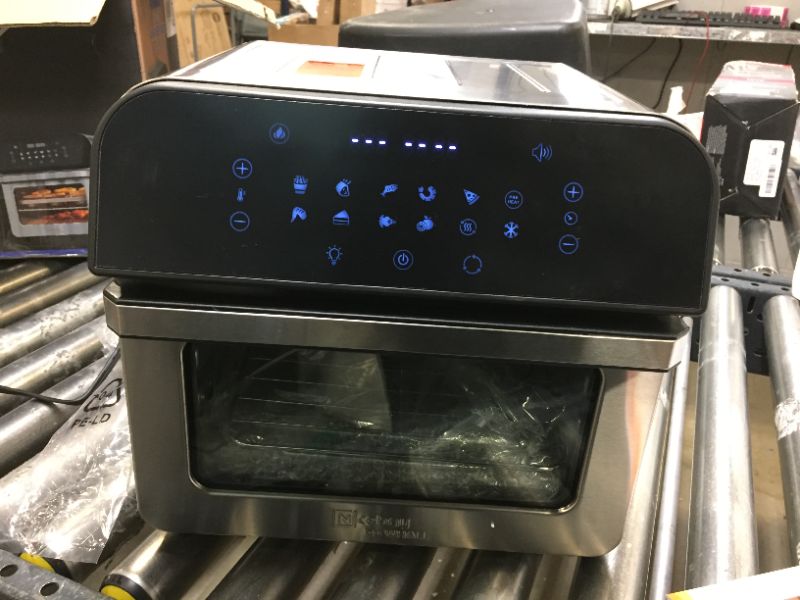 Photo 1 of Air Fryer Oven,Whall 12QT 12-in-1 Air Fryer Convection Oven,Rotisserie,Roast,Bake,Dehydrate,12 Cooking Presets,Digital Touchscreen,Stainless Steel,with Accessories&Recipes
