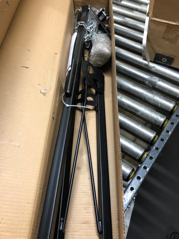 Photo 1 of Eaz-Lift 48850 Heavy Duty Gooseneck Stabilizer Tripod Jack-Reduces Movement on Trailer or 5th Wheel, Anti Rust Steel Construction-7500 lb Weight Capacity Gooseneck Stabilizer Tripod Jack Stabilizer