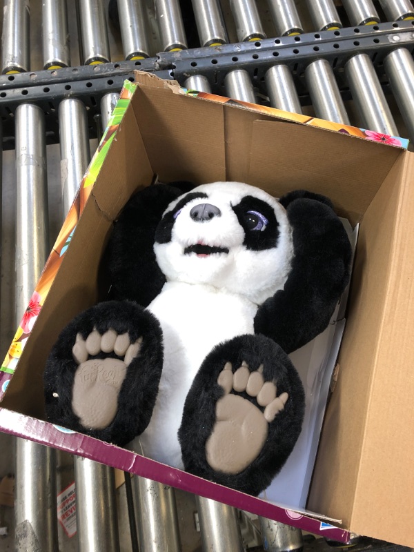 Photo 2 of furReal Plum, The Curious Panda Cub Interactive Plush Toy, Ages 4 and Up [Amazon Exclusive] - Amazon Exclusive---------Like new 