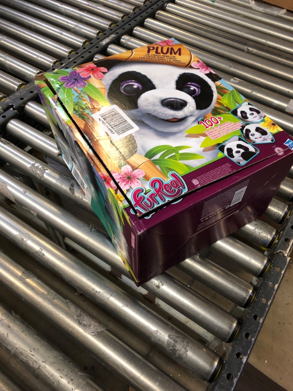 Photo 3 of furReal Plum, The Curious Panda Cub Interactive Plush Toy, Ages 4 and Up [Amazon Exclusive] - Amazon Exclusive---------Like new 